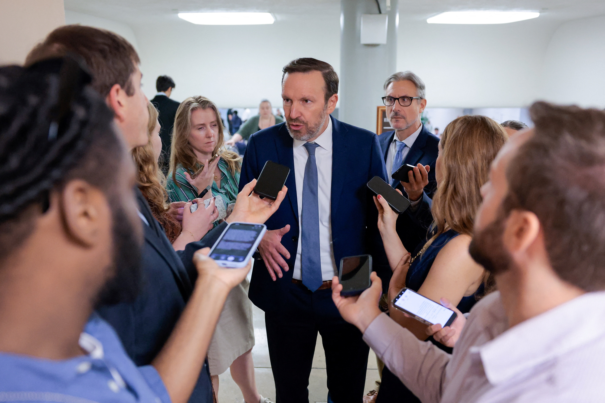 Senator Murphy Alleges Pentagon is Blocking Access to Qatar Base, Suggests Efforts to Hide War Expenses Senator Murphy Alleges Pentagon is Blocking Access to Qatar Base, Suggests Efforts to Hide War Expenses